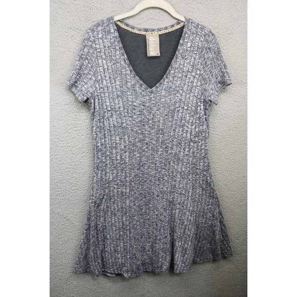 Dolan Left Coast Stretchy Ribbed A Line Dress-Size Medium-Lined-Minimalist - Picture 1 of 11